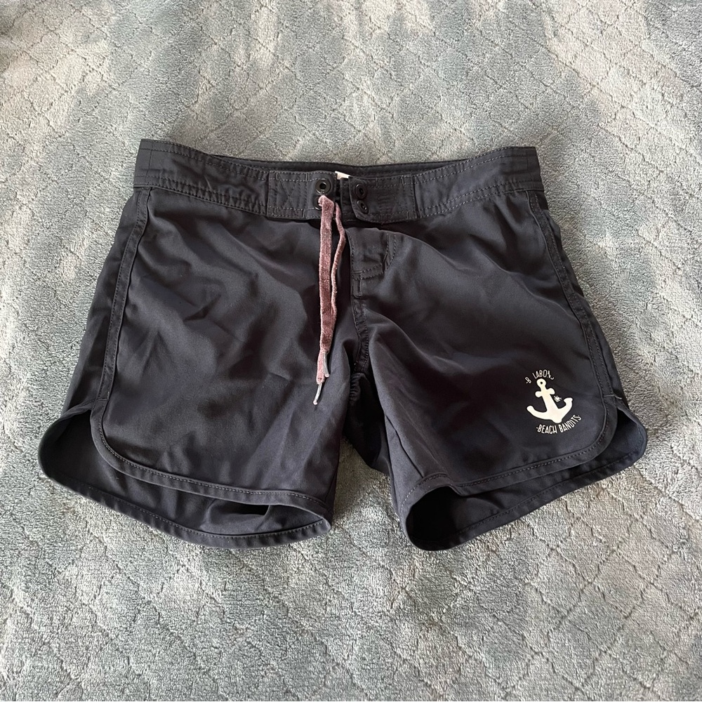 Boys Billabong Black swim Athletic Shorts with Elastic‎ Waistband 10